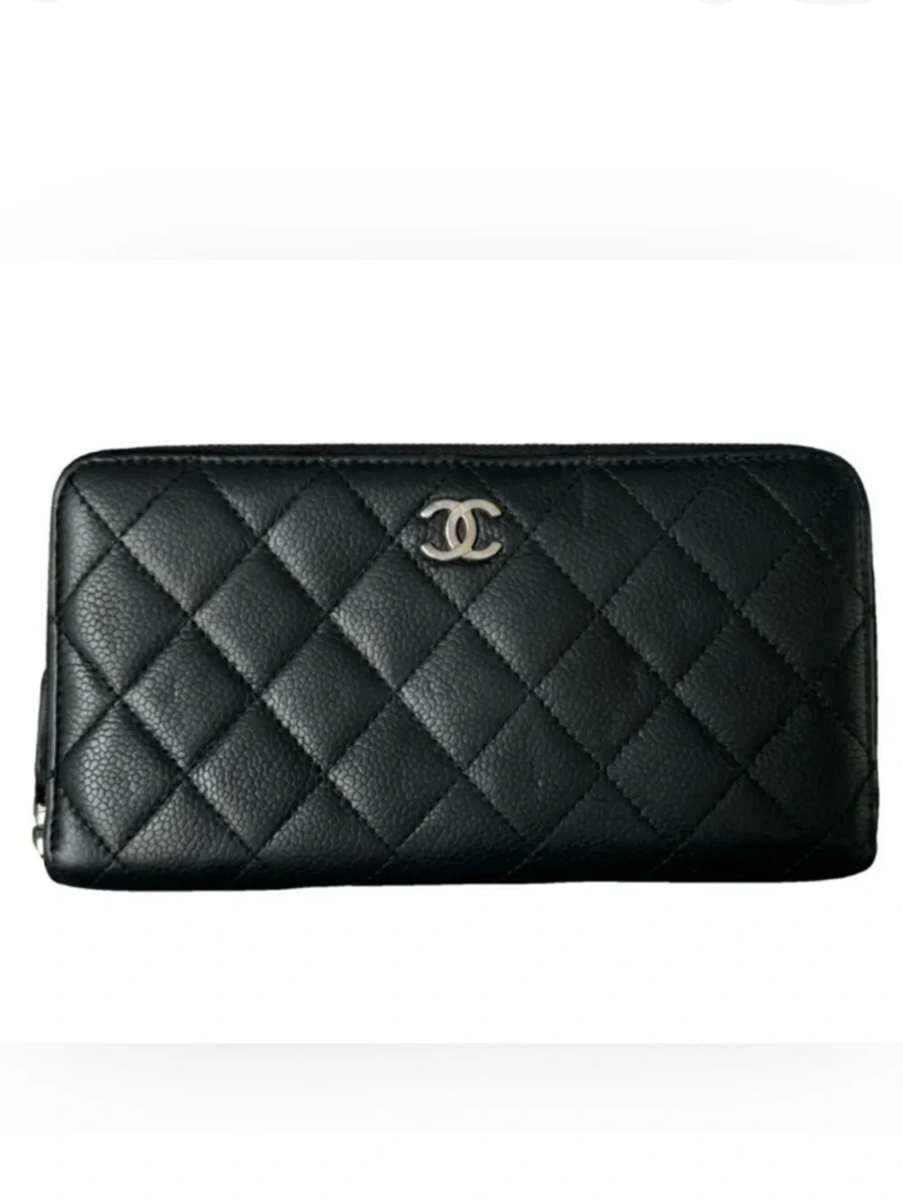 CHANEL Timeless Classic Lambskin Zip around Wallet